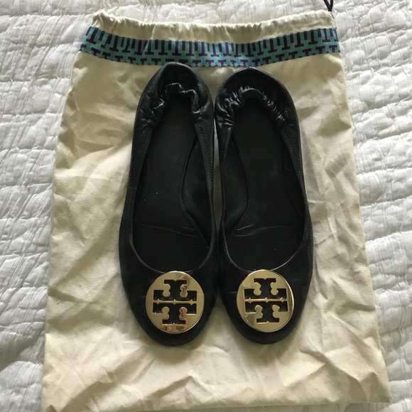 Tory Burch Shoes - Tory Butch authentic black flats size 9‼️